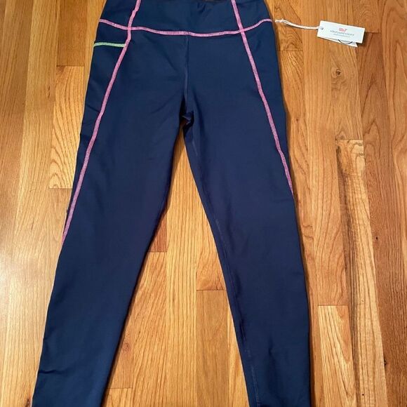 Girl's Vineyard Vines Pop Stitch Performance Leggings Size XL or 16 NWT - Picture 1 of 5